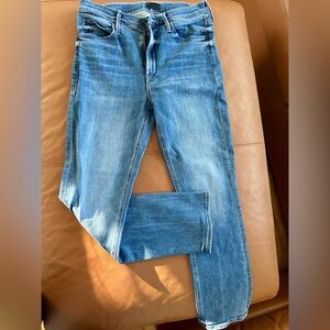 MOTHER Denim Mid Rise Dazzler Ankle, Size 28